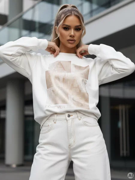 Bluza FEMMES Dstreet biała