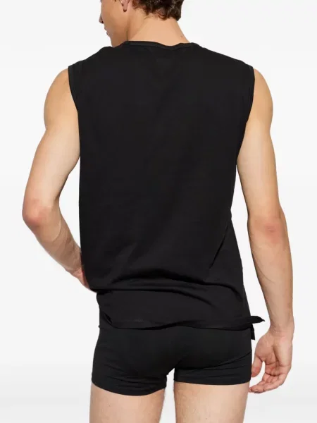 Pijamale Diesel din jerseu negru