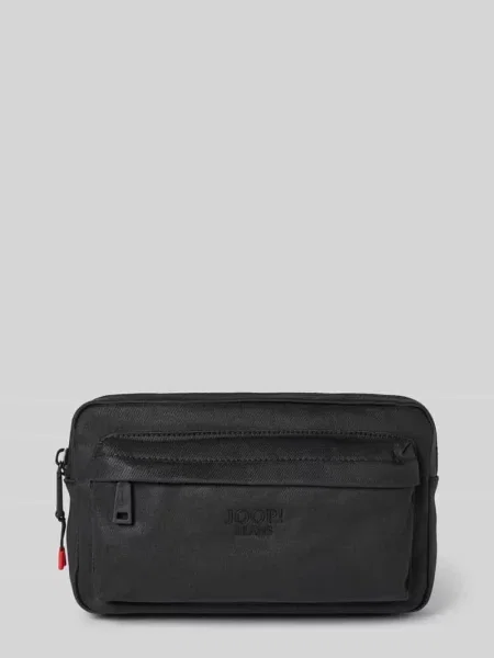 Saszetka nerka z aplikacją z logo model ‘Lino’ Joop! Collection czarna