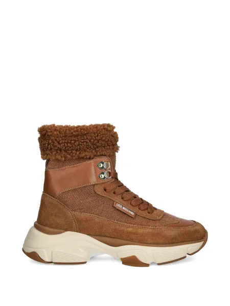 Sneakerși Love Moschino maro