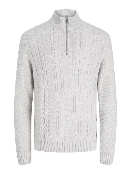 JACK & JONES Pulover JJJAMES amestacat alb