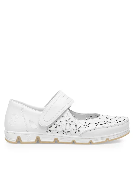 Pantofi Rieker alb