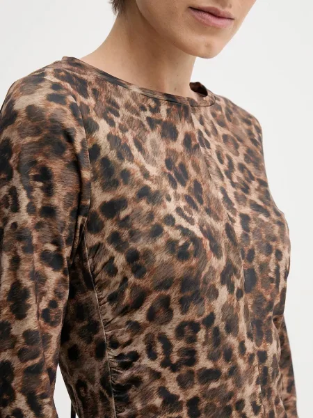 Сукня OUI maxi розкльошена коричневий