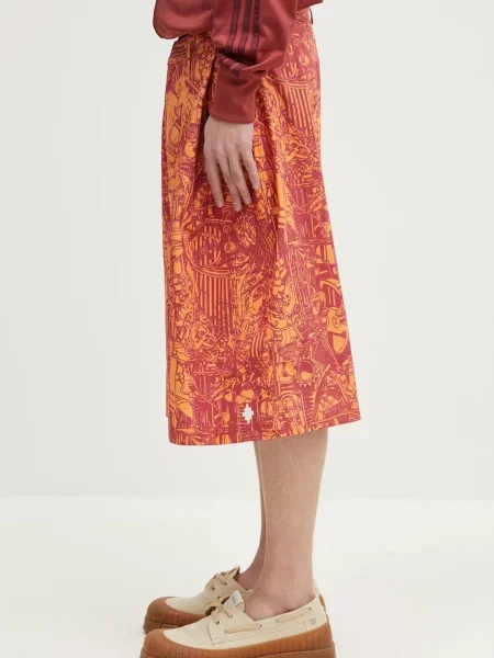 Bermudy Marcelo Burlon County Of Milan oranžové