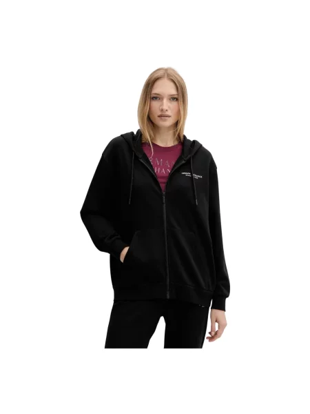 Bluza rozpinana Armani Exchange czarna
