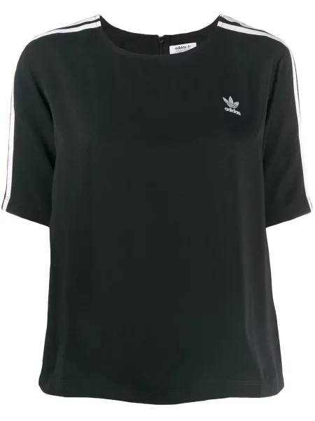 Tricou Adidas cu dungi negru