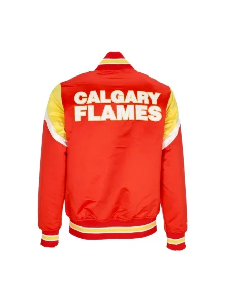 Kurtka bomber Mitchell & Ness czerwony