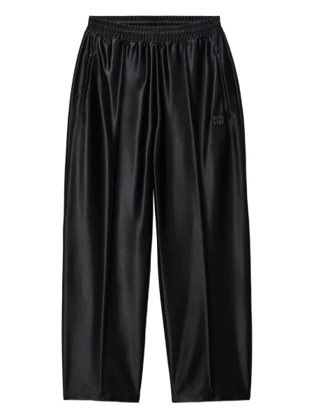 Pantaloni Alexander Wang din satin negru