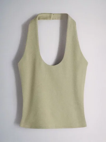 The Set Top / oliv / roz gri