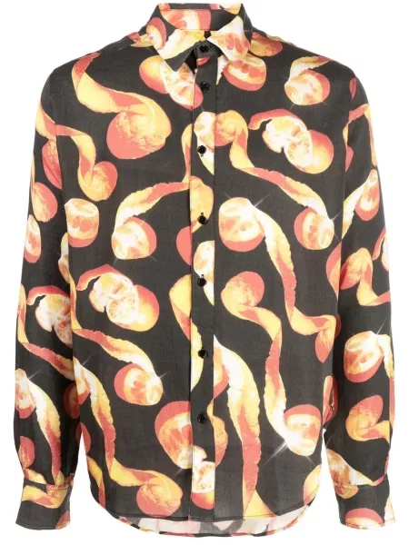 Cămașă Viktor & Rolf cu imagine lungă negru