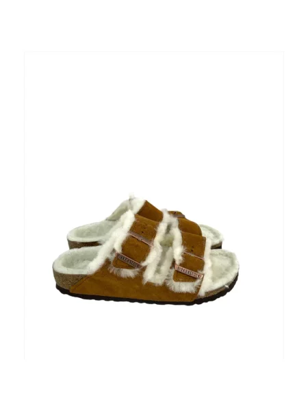 Kapcie Birkenstock brązowe