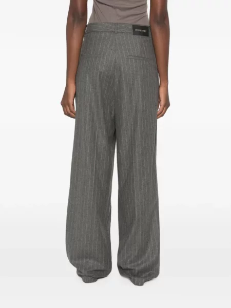 Pantaloni Cambio cu imagine gri