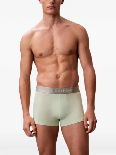 Boxeri Calvin Klein Underwear cu autograf verde
