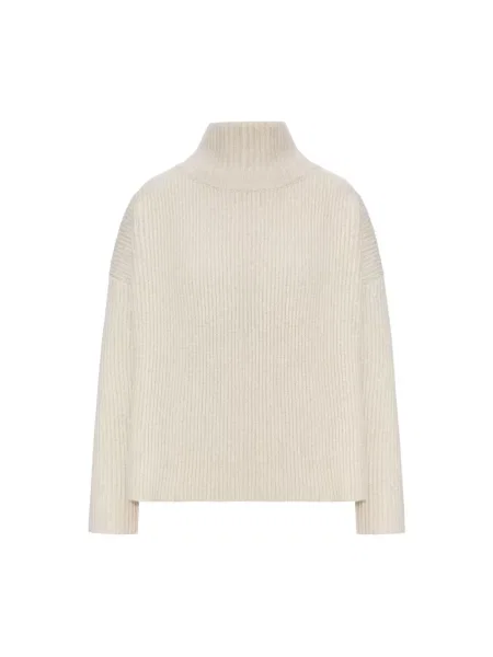 Sweter Max Mara Studio wełniany beżowy