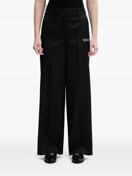 Pantaloni Off-white alb