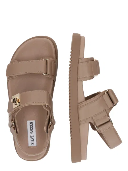 Steve Madden sandale de piele Mona bej