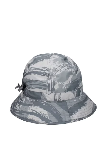 Pălărie Moncler cu imagine cu model camuflaj gri