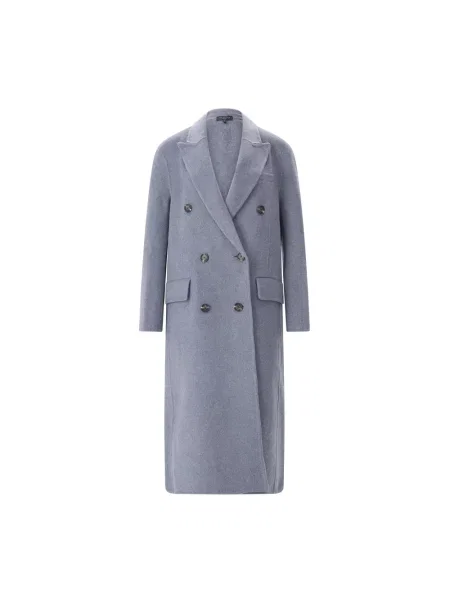 Płaszcz Rag & Bone wełniany niebieski