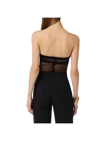 Top Elisabetta Franchi negru