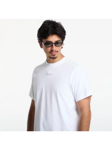 Ρετρό μπλούζα Calvin Klein Jeans λευκό