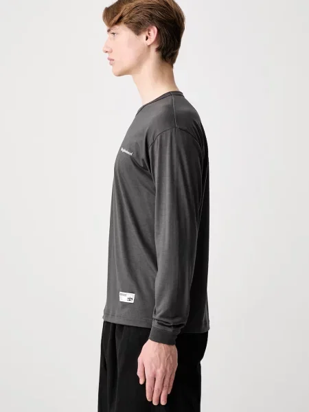 Neighborhood longsleeve z wełną zielona