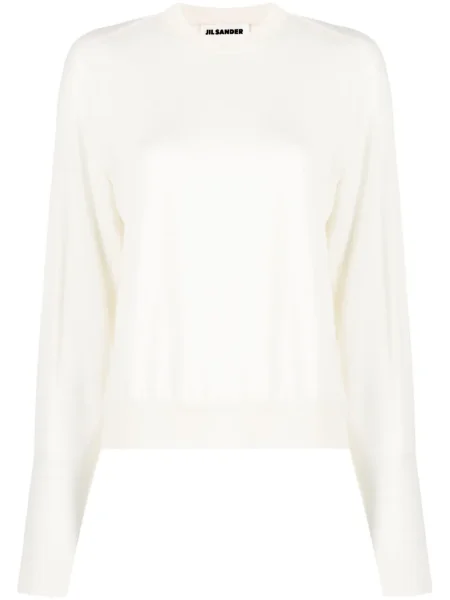 Pulover Jil Sander alb