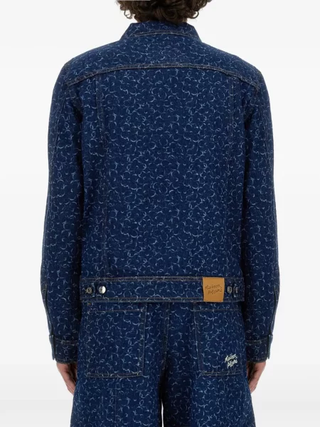 Дънково яке Maison Kitsuné синьо