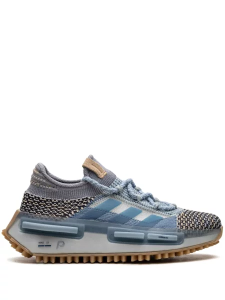 Sneakerși Adidas Primeknit albastru
