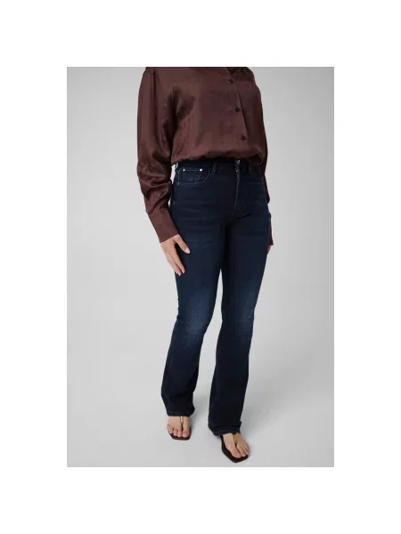 Guess blugi flared pentru femei SEXY FLARE albastru