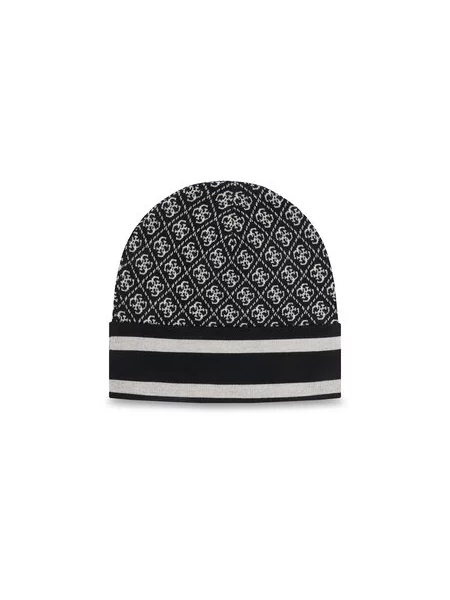 Čiapka Guess Čierna biela