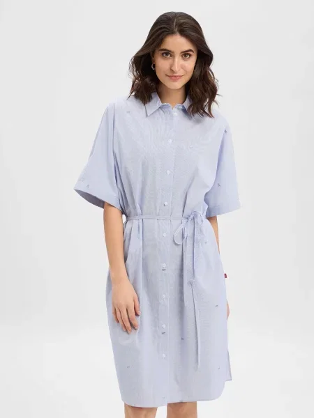 Joop Jeans Sukienka z bluzką Davinia Kobiety w S niebieski