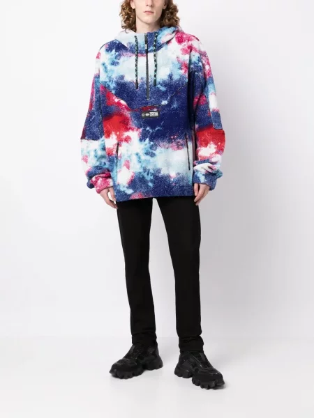 Batikovaná kravata Versace Jeans Couture s vázáním