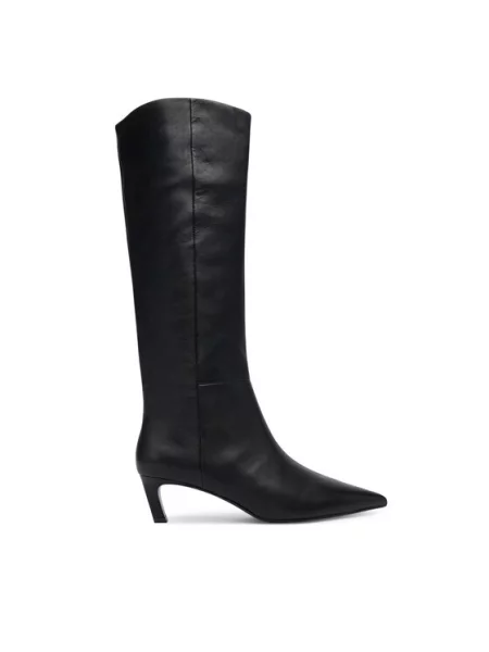 Calvin Klein De piele cizme cu subțire negru