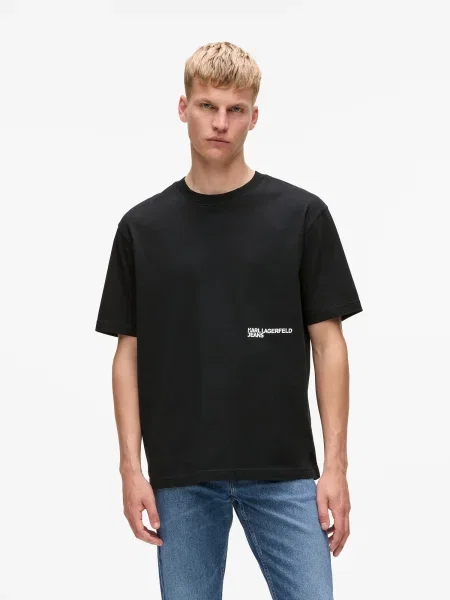 KARL LAGERFELD JEANS Tričko / biela čierna