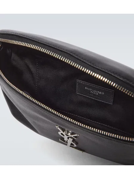 Curea Saint Laurent din piele negru