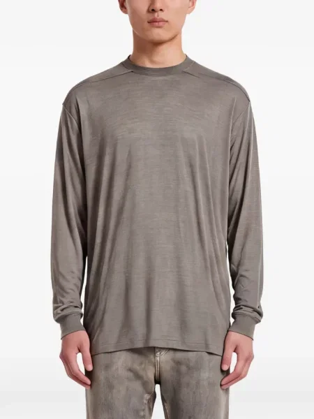 Lung tricou Rick Owens gri