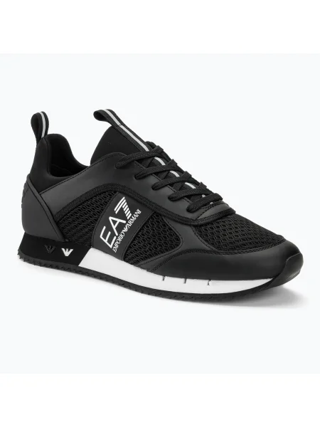 Emporio Armani Black & White Laces черни/бели обувки бяло