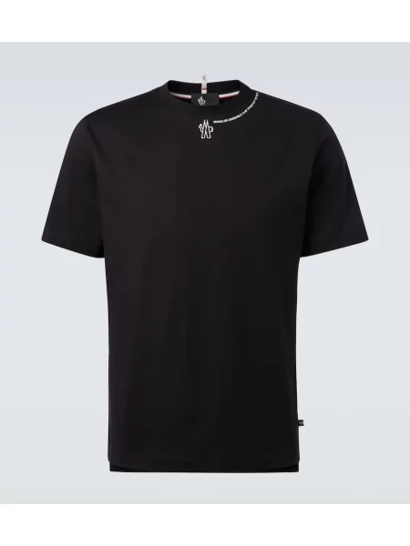Majica Moncler Grenoble od jersey crna