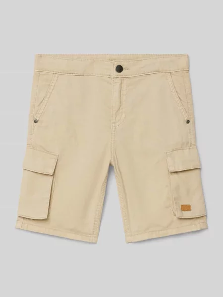 Szorty cargo o kroju regular fit z naszywką z logo Mayoral