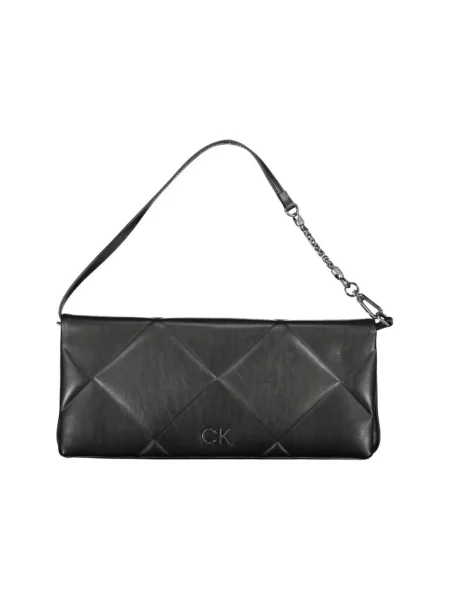 Kopertówka Calvin Klein skórzana czarna