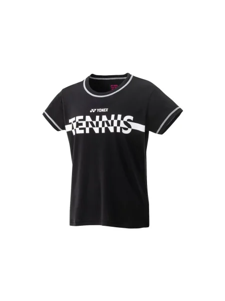 Tenisové tričko Yonex s potlačou čierna