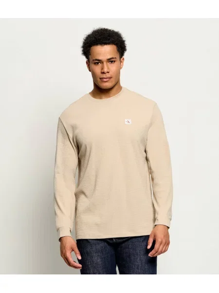 Klasszikus póló Calvin Klein Jeans fehér
