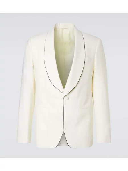 Gyapjú öltöny Lardini fehér