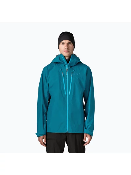 Geacă de ploaie pentru bărbați Patagonia Triolet glacial blue albastru