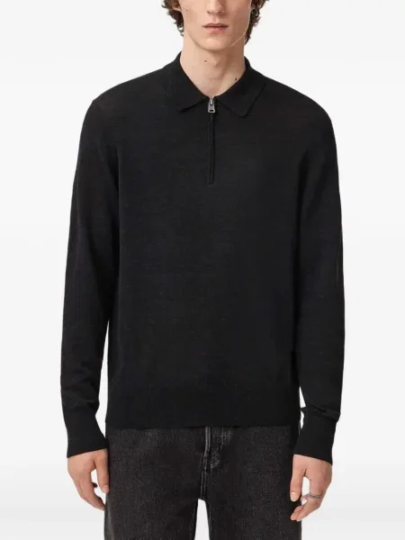 Polo Allsaints negru