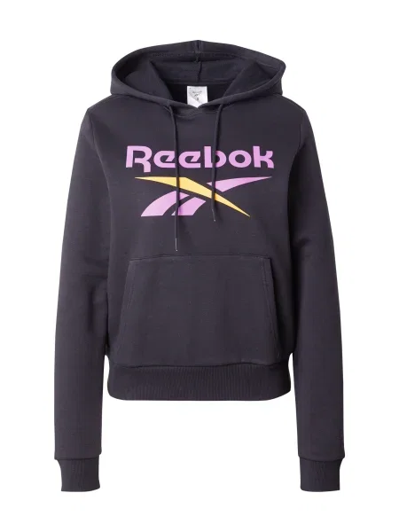 Dámska mikina Reebok Identity Big Logo Fleece black/purple rave/electric amber čierna