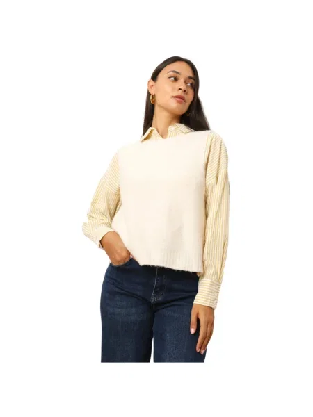 Pulover La Modeuse bej