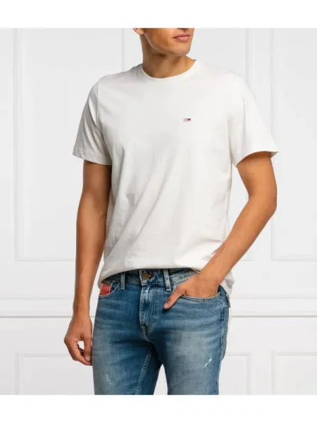 Tommy Jeans Tricou TJM CLASSIC alb