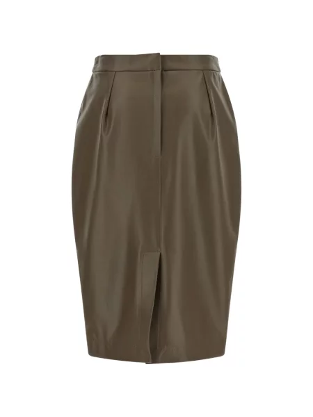 Fustă midi Stella Mccartney maro