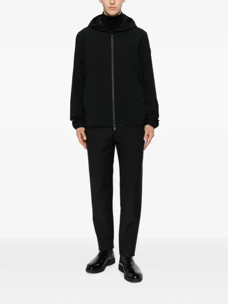 Geacă Moncler cu glugă negru